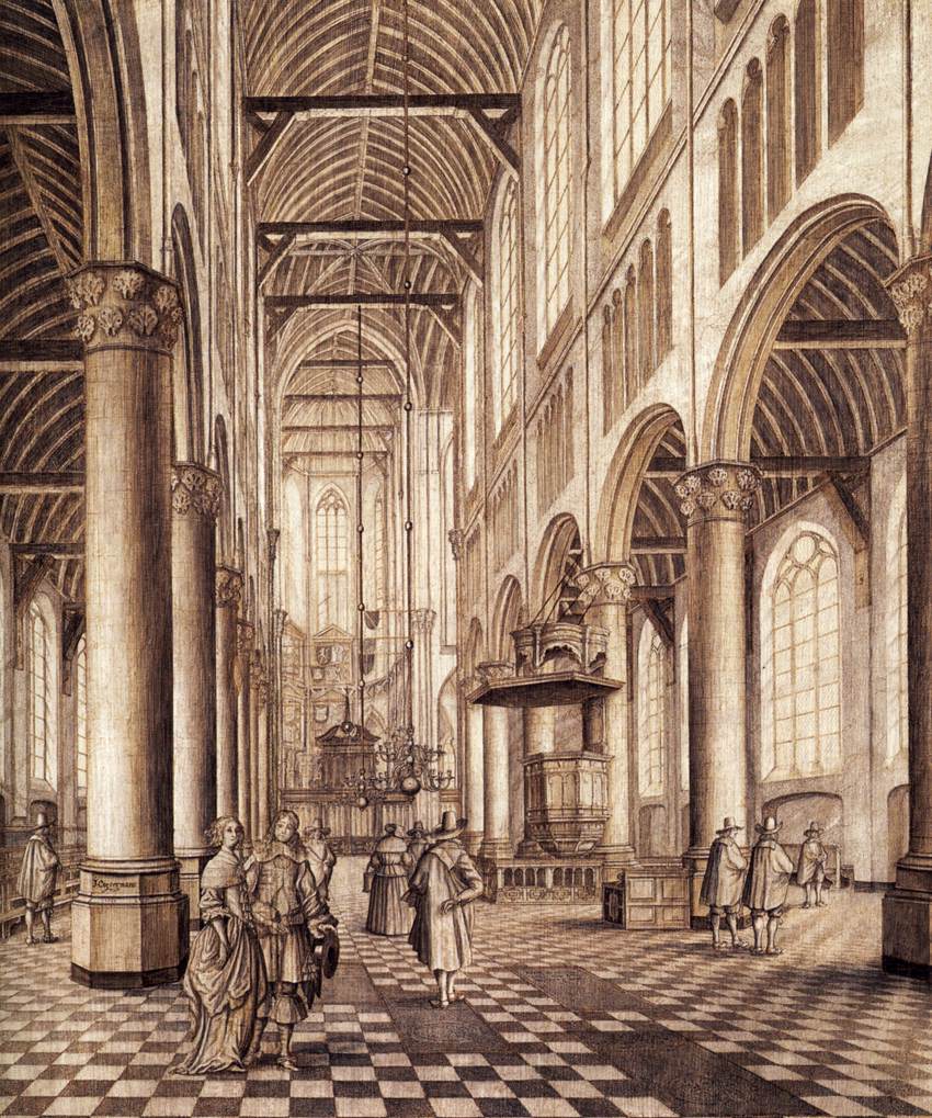À l'intérieur de Nieuwe Kerk, Delft