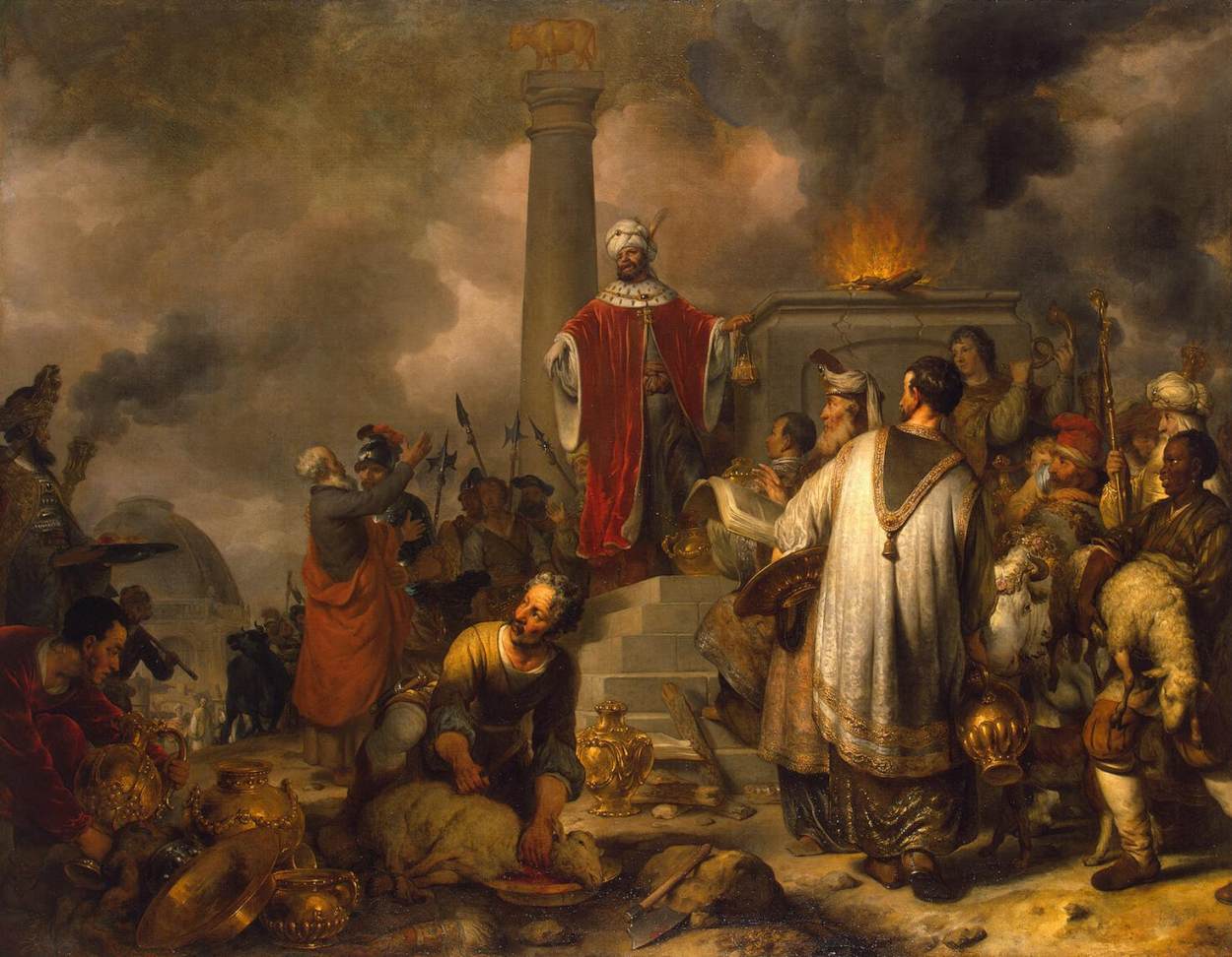 O sacrifício de Jeroboão em Betel