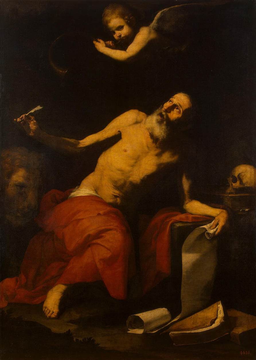San Jerónimo e l'angelo