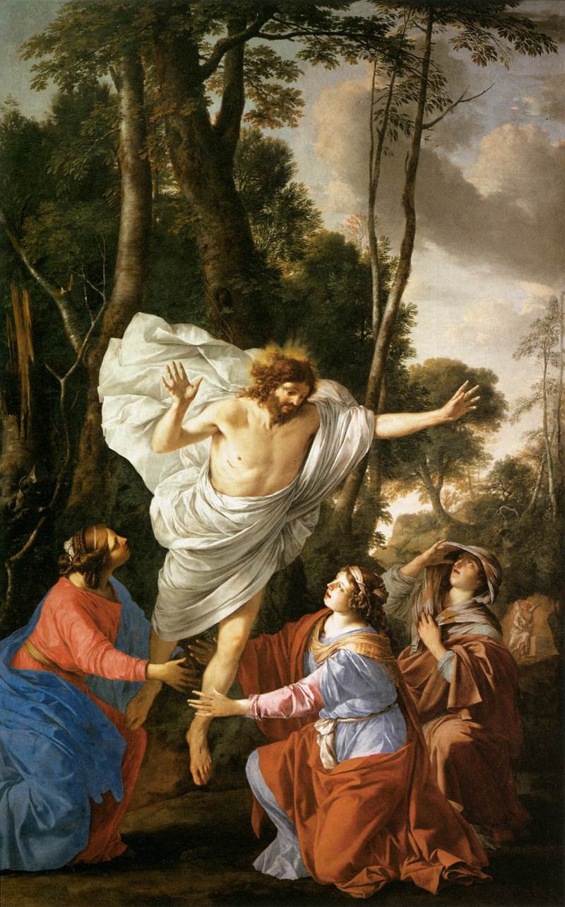 Jesus erscheint in den drei Marías