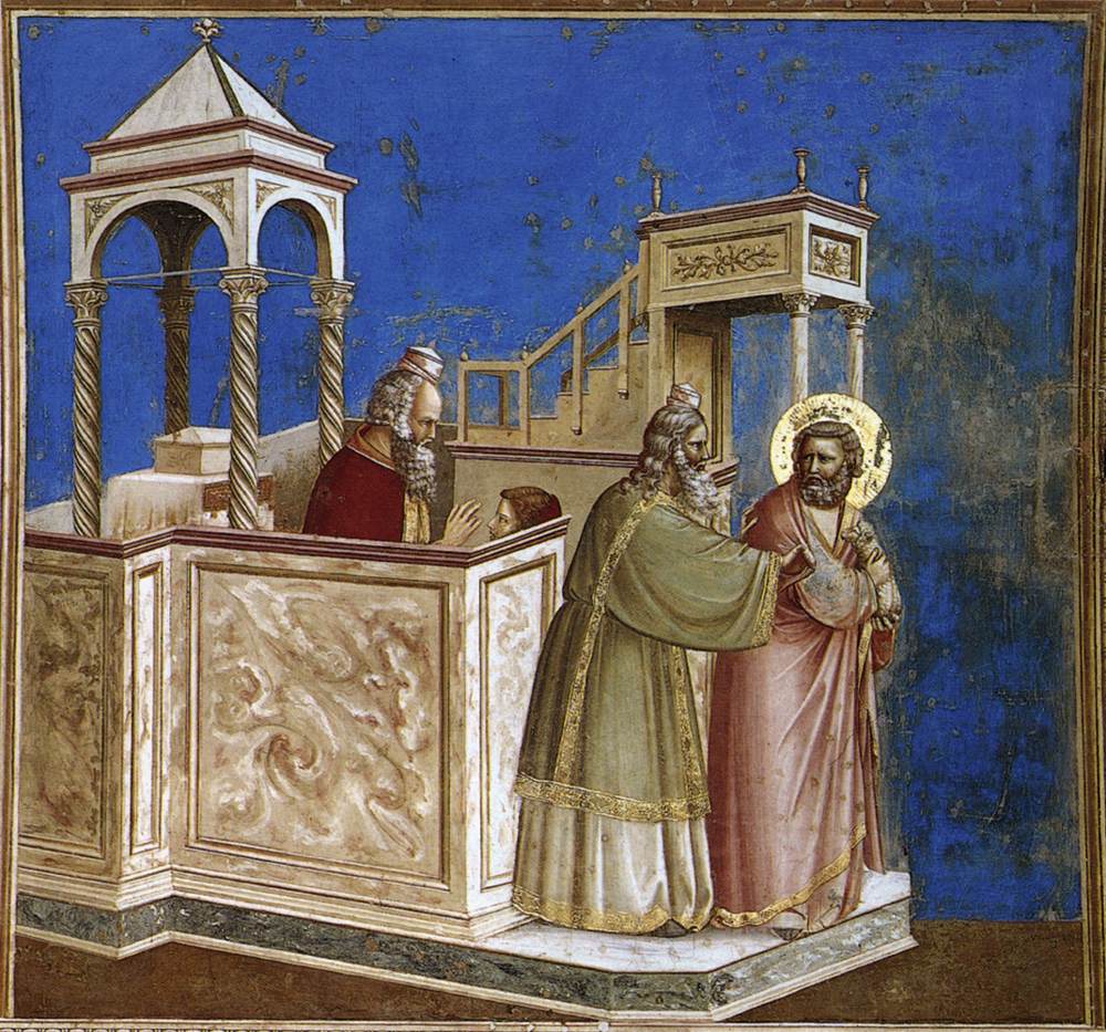 No 1 Scenes from the Life of Joachim: 1 Rejection of Joachim's Sacrifice (Before The Restoration)