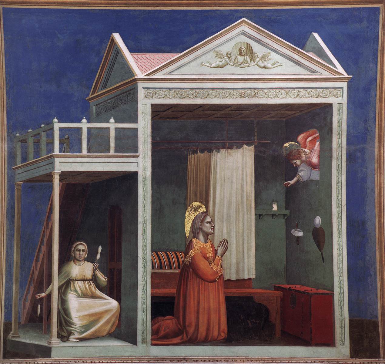 No 3 Scenes from the Life of Joaquin: 3 The Annunciation to Santa Ana