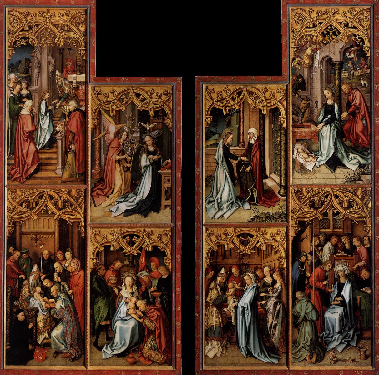 Wings of the Kaisheim Altarpiece (Interior View)
