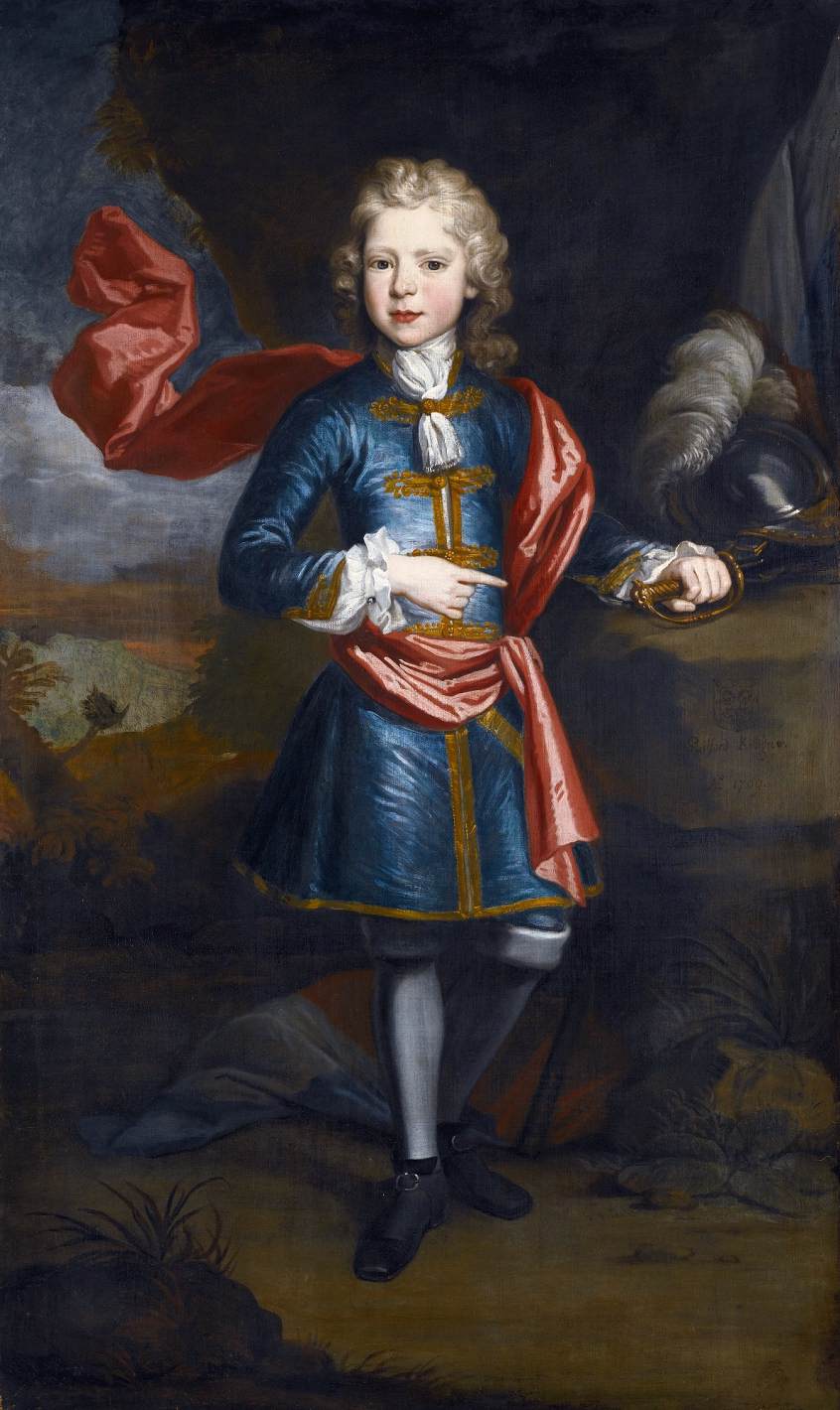 Retrato de Guilford Killigrew, Cuando Niño