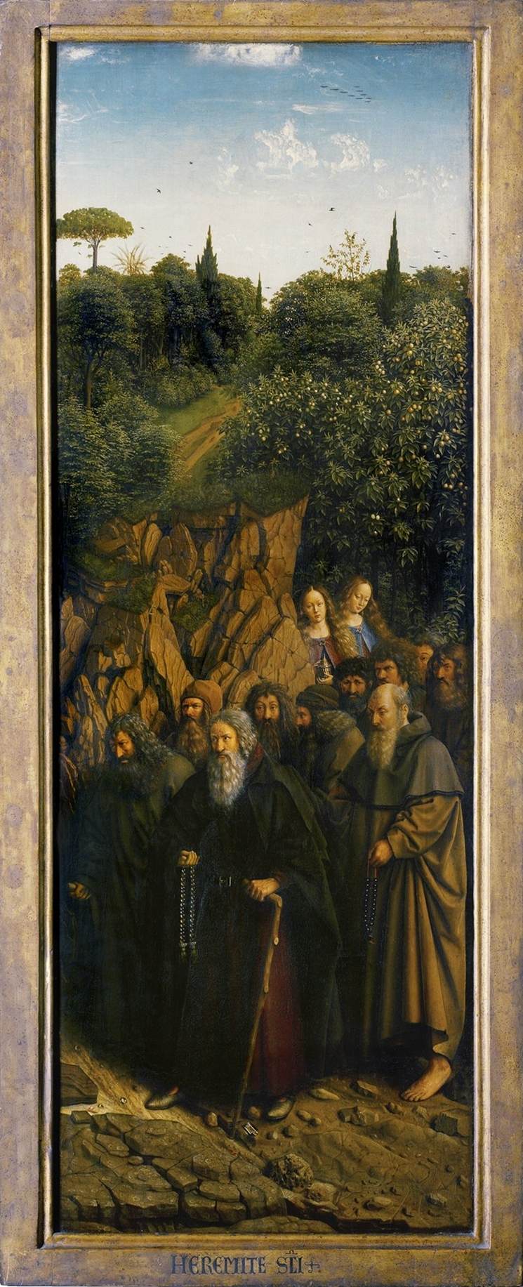 Das Altarbild Gent: die heiligen Herme