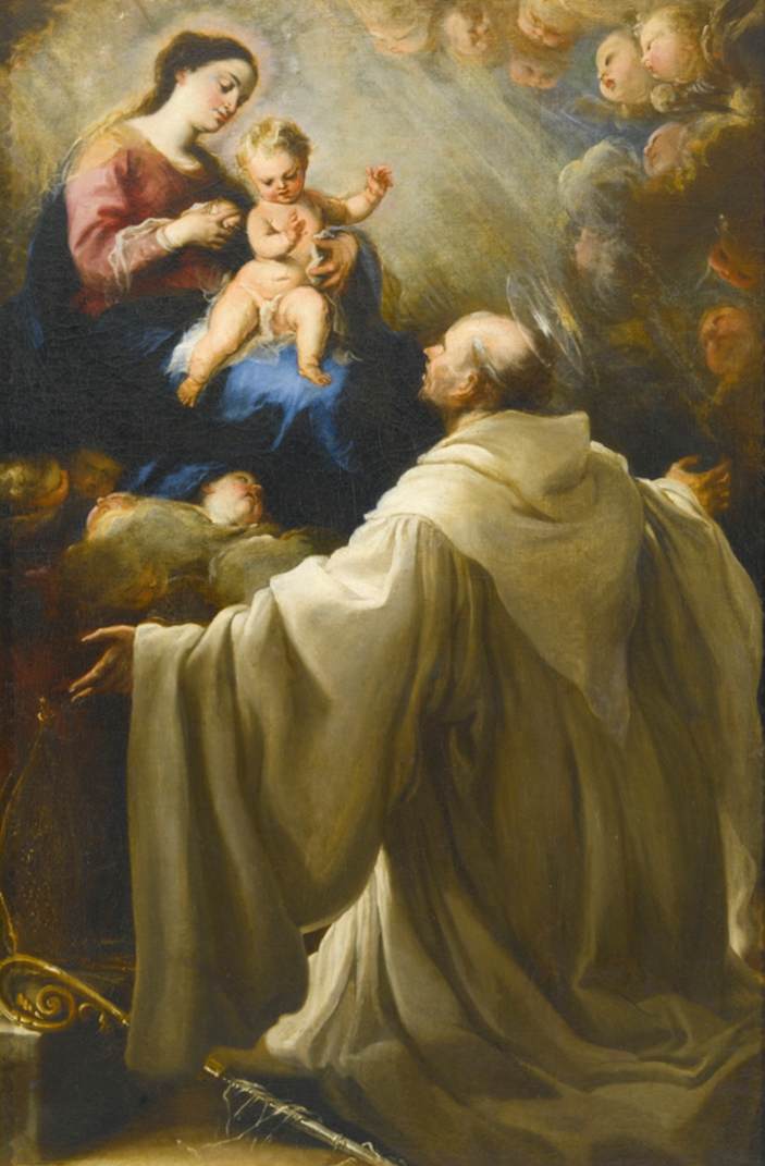 The Virgin Lactans with Saint Bernard