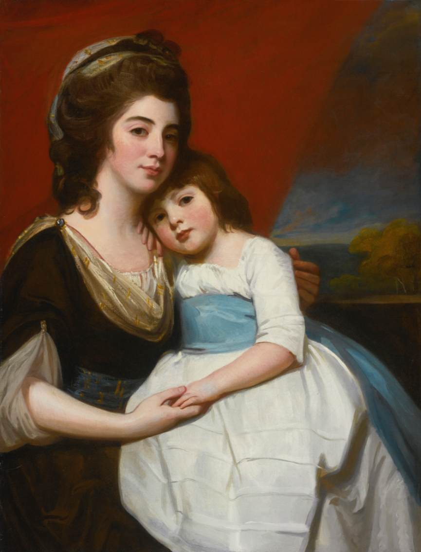 Retrato de Lady Georgiana Smyth y su Hijo