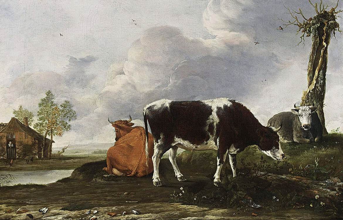 Paisaje con Vacas