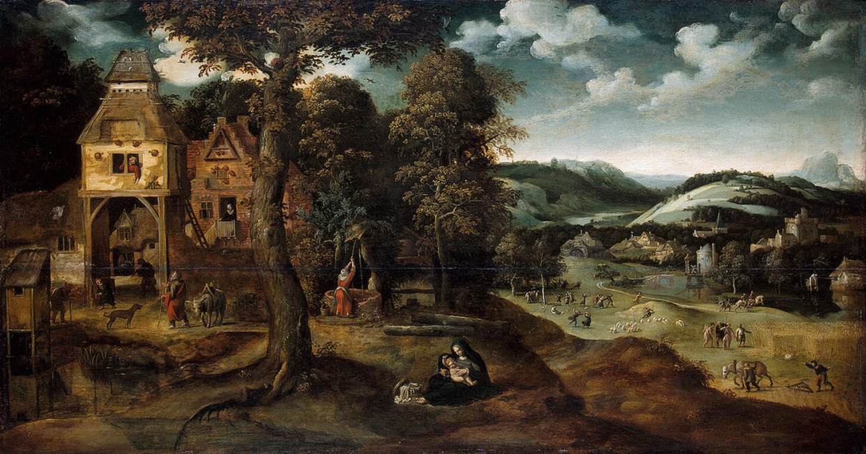 Landscape with Flight into Egypt