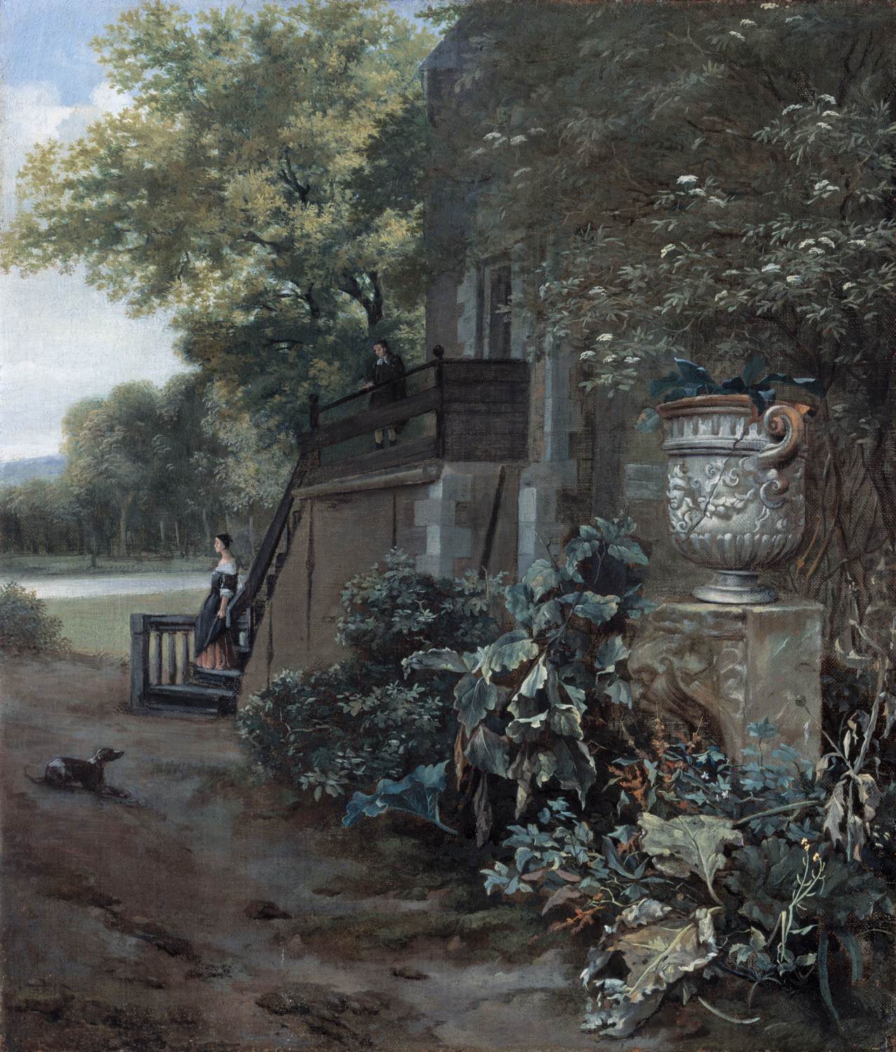 Landscape with Urn