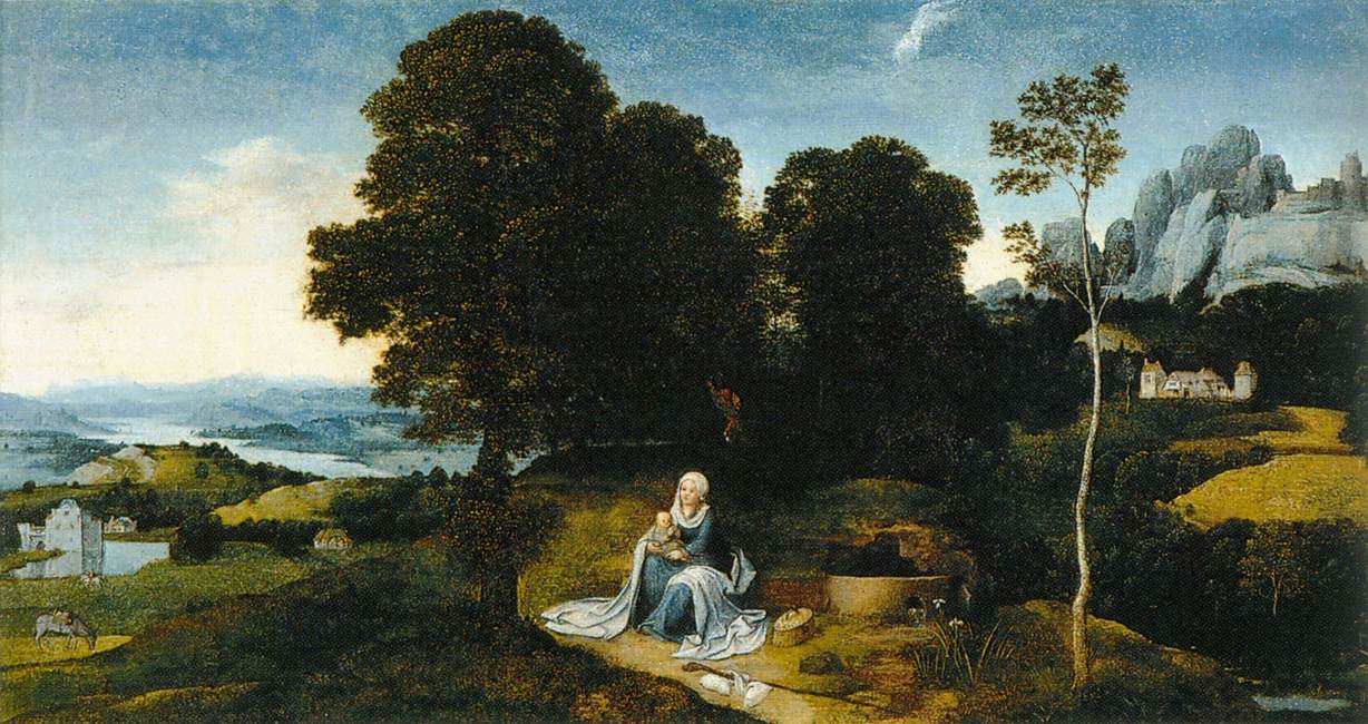 Landscape with Flight into Egypt