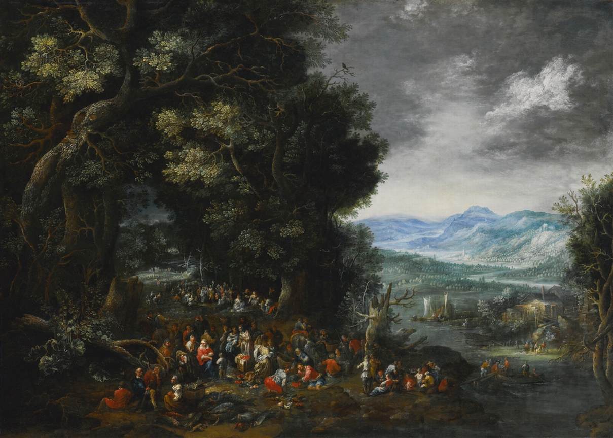 Landscape with the Preaching of Saint John the Baptist