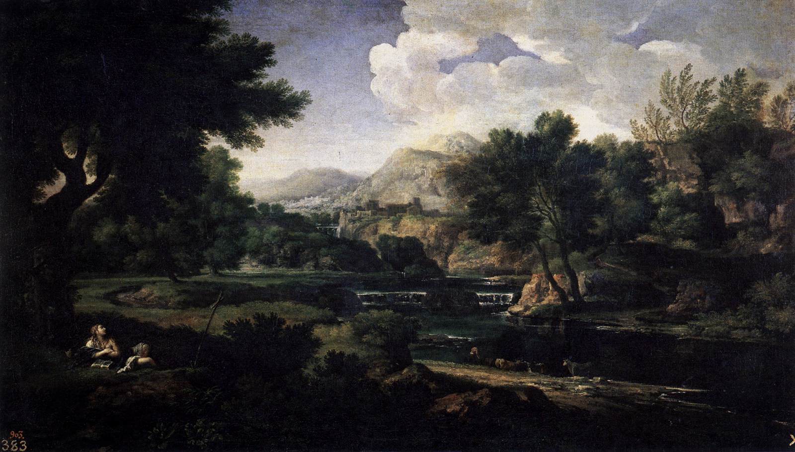 Landscape with Magdalena Adoring the Cross
