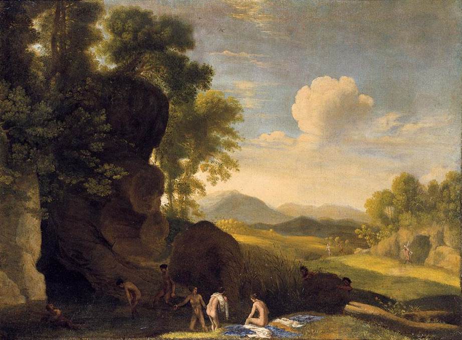 Landscape with Nymphs in Bath