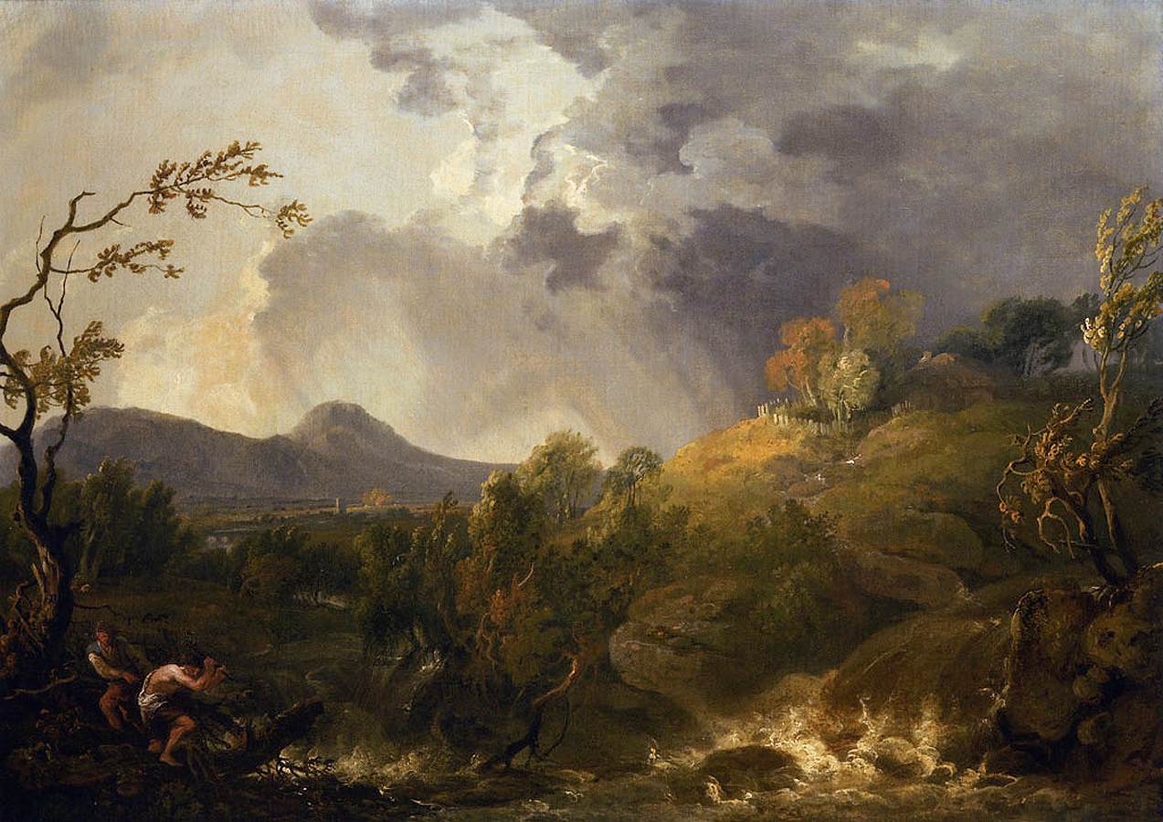 Landscape with an Approaching Shower