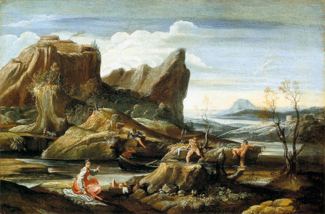 Landscape with Bathers