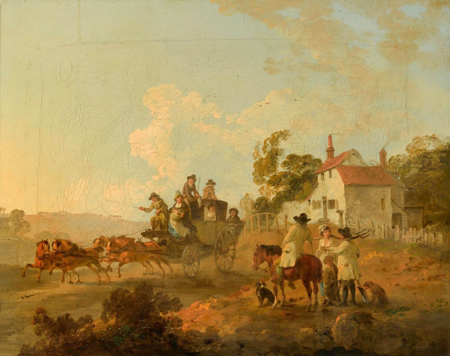 Landscape with Travelers