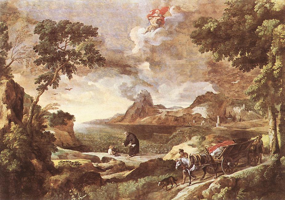 Paisagem com Santo Agostinho e O Mistério 