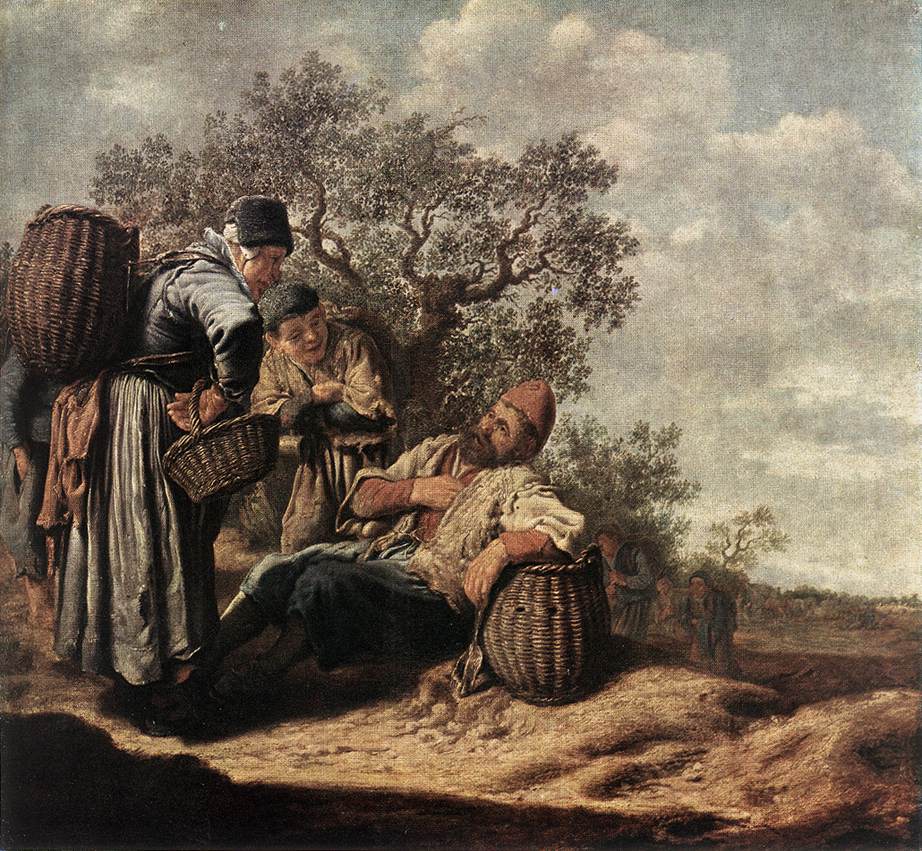 Landscape with Peasants Talking