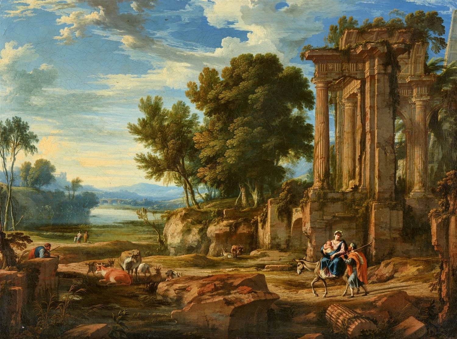 Landscape with Flight into Egypt