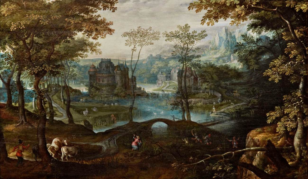 Landscape with Latona Turning Lycian Peasants into Frogs