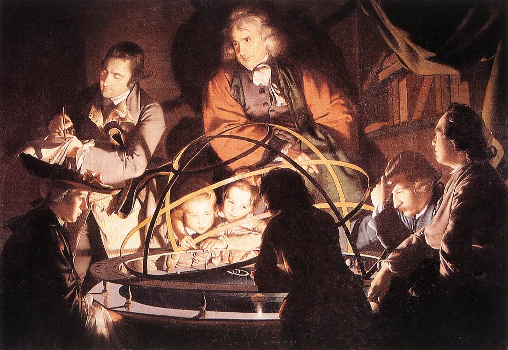 A Philosopher Giving Lectures with a Mechanical Planetarium
