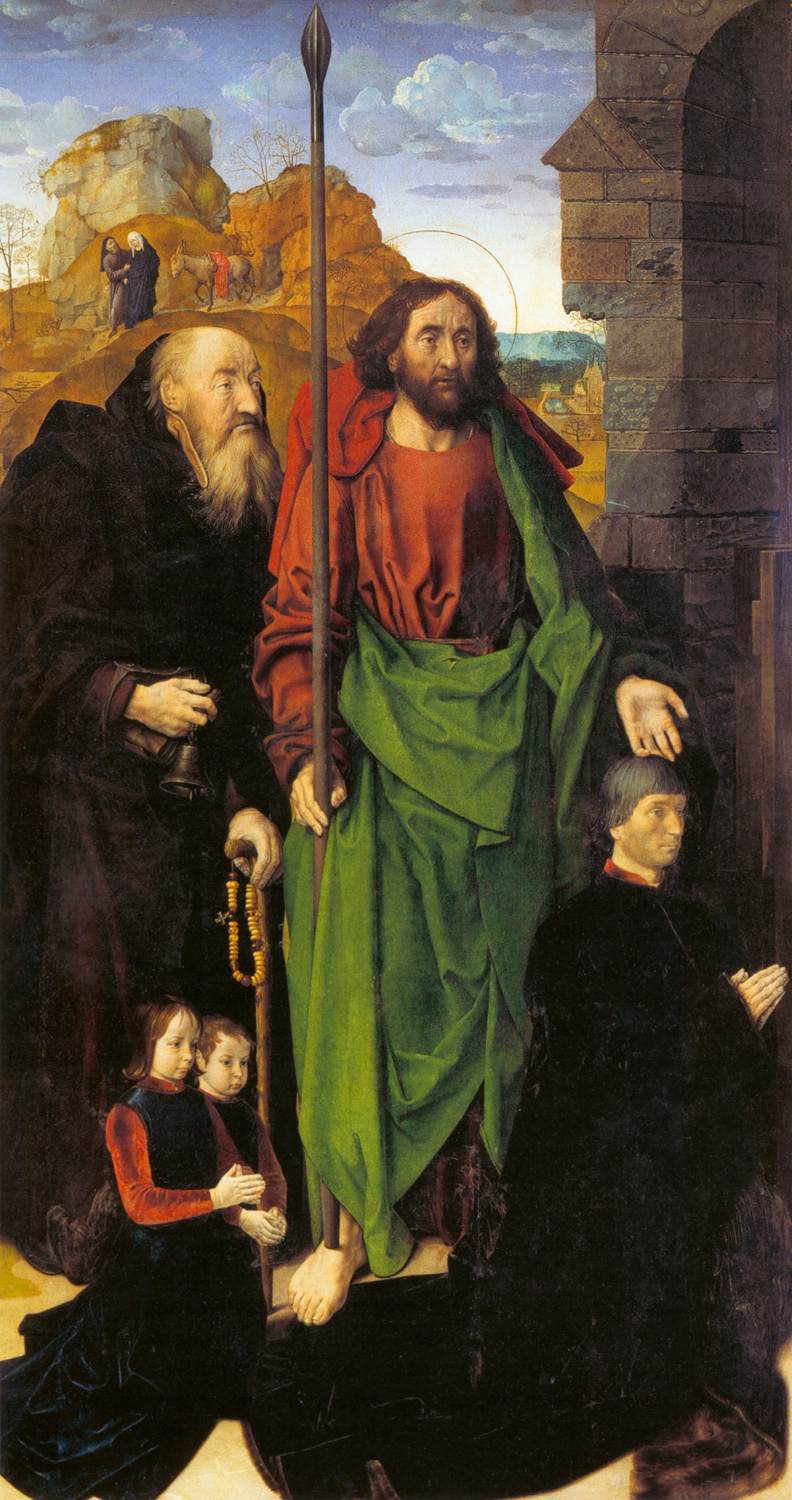 Santo Antonio y Tomás con Tommaso Portinari