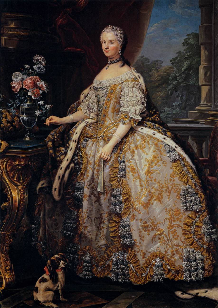 Retrato de Marie Leszczynska, La Reina de Francia