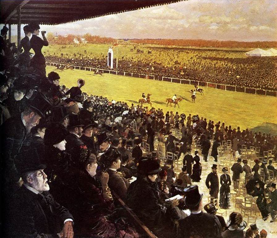 Las Carreras en Longchamps Desde La Tribuna