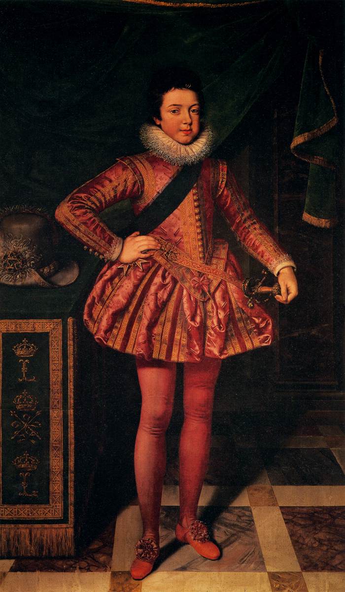 Retrato de Louis XIII de Francia a Los Diez Años