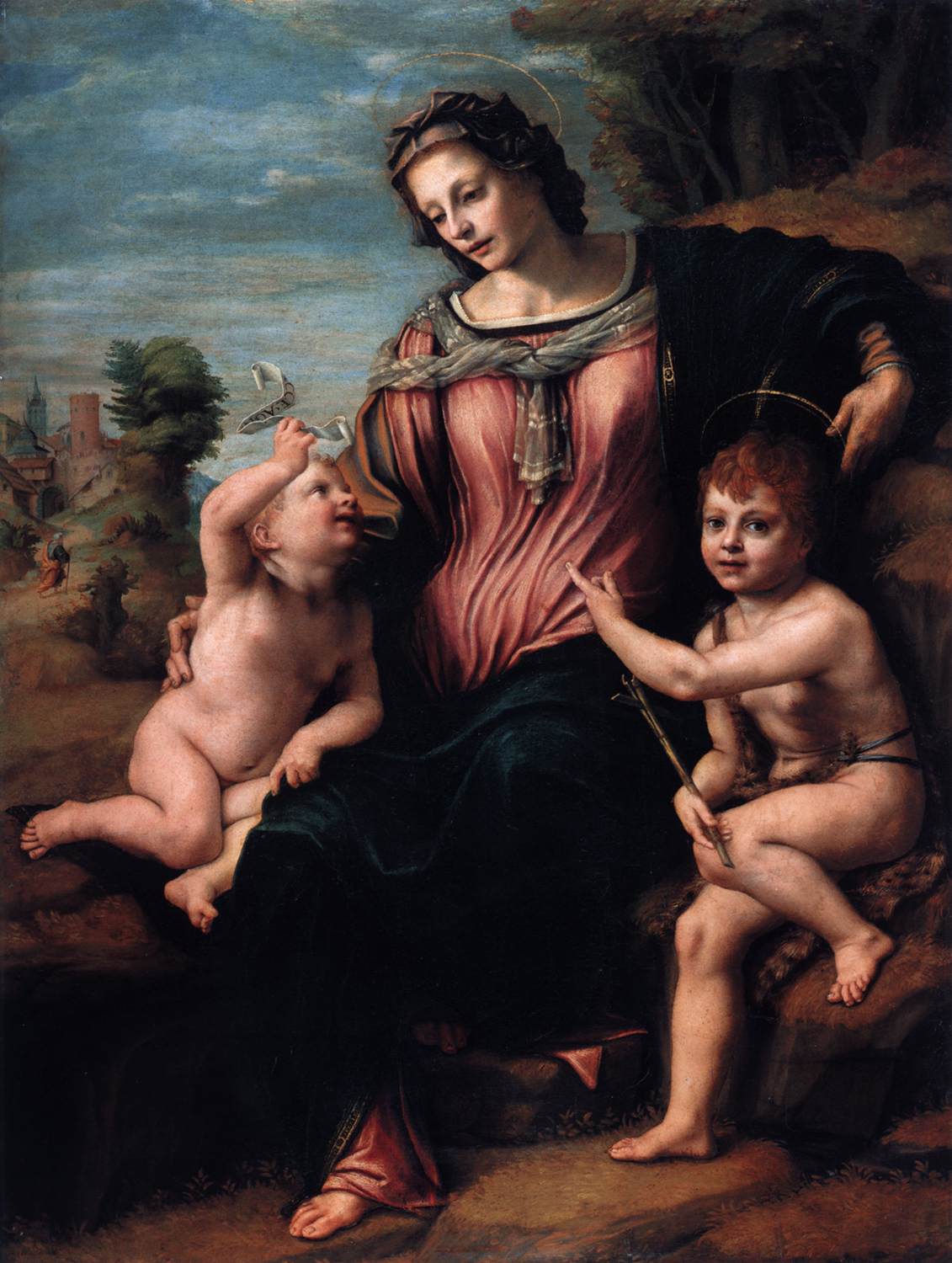 Jomfruen med barnet og den unge San Juan