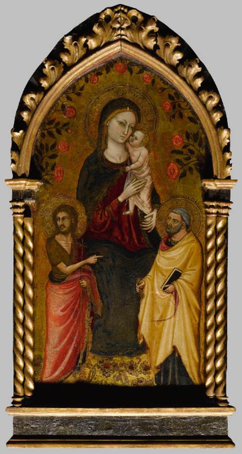 La Virgen y el Niño con San Juan Bautista y Pedro