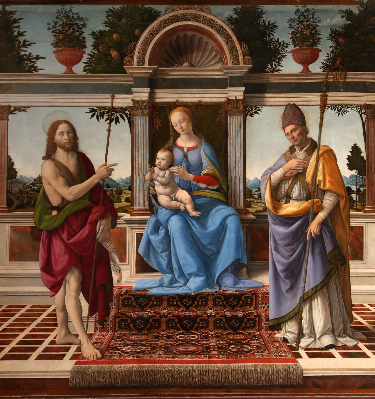 The Virgin with Saint John the Baptist and Donato
