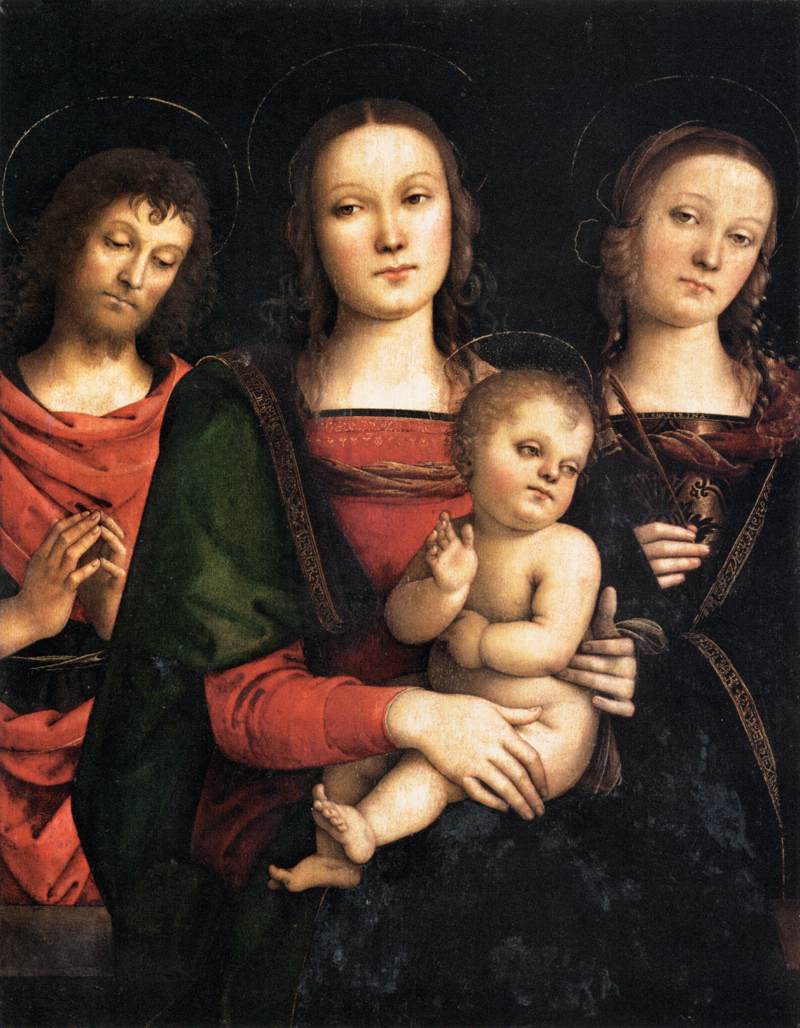 Virgin and Child Between Saint John the Baptist and Catherine