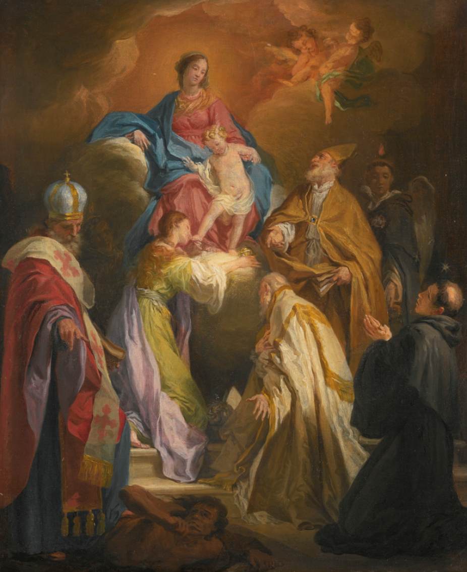 Virgin and Child Assisted by Saints and Bishops