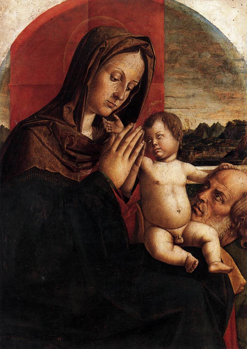 La vierge et l'enfant avec San José