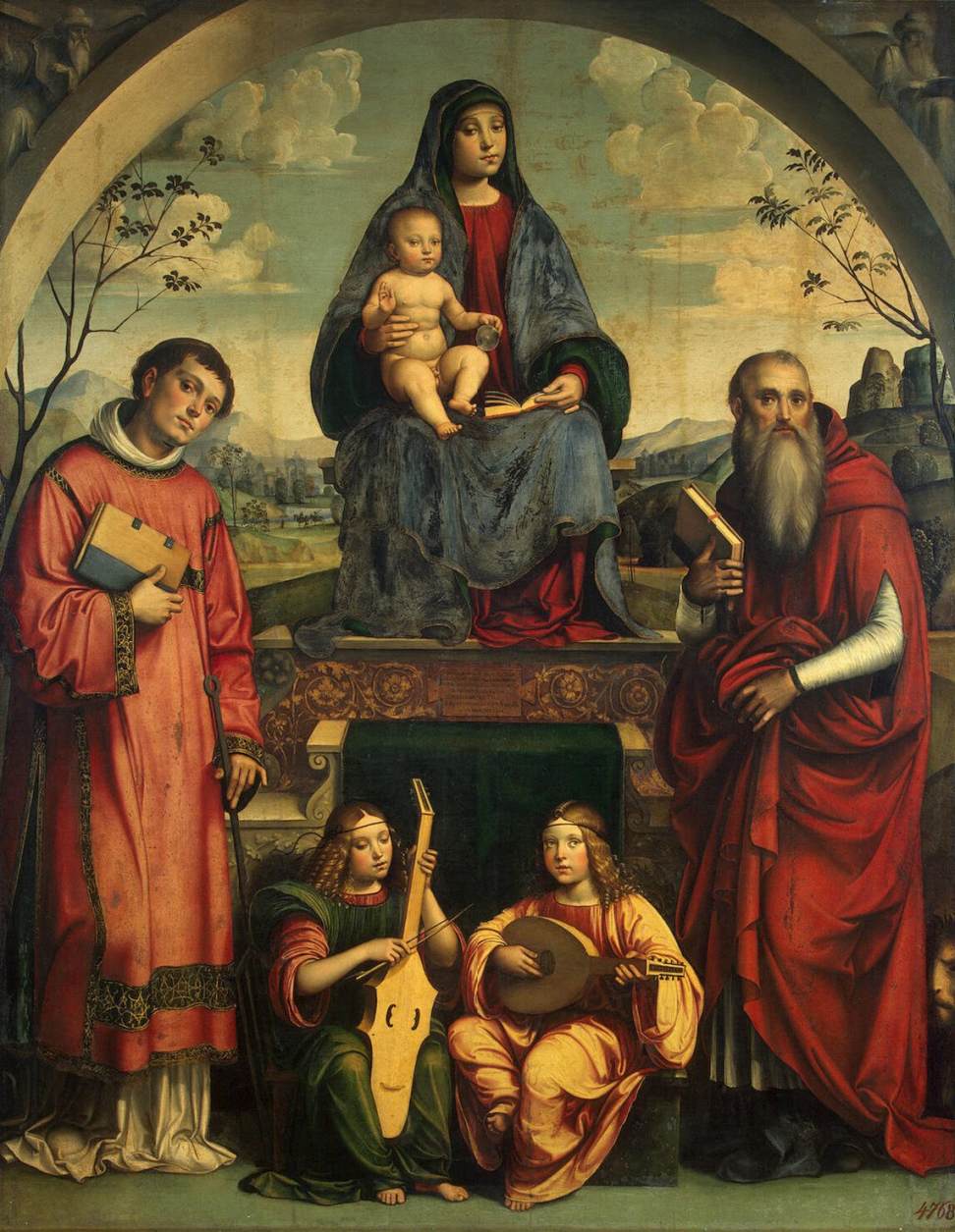 Madonna and Child with Saint Lawrence and Jerome