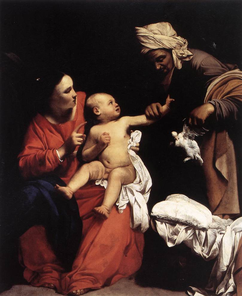 La vierge et l'enfant avec Santa Ana