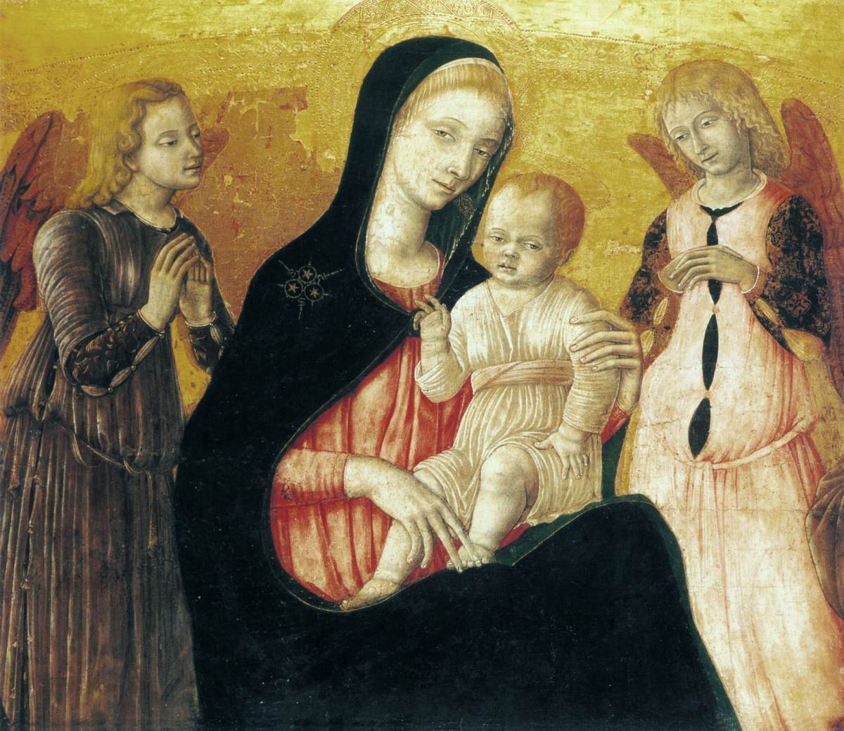 The Virgin with the Child and Two Angels