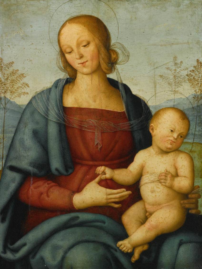Virgin and Child in a Landscape