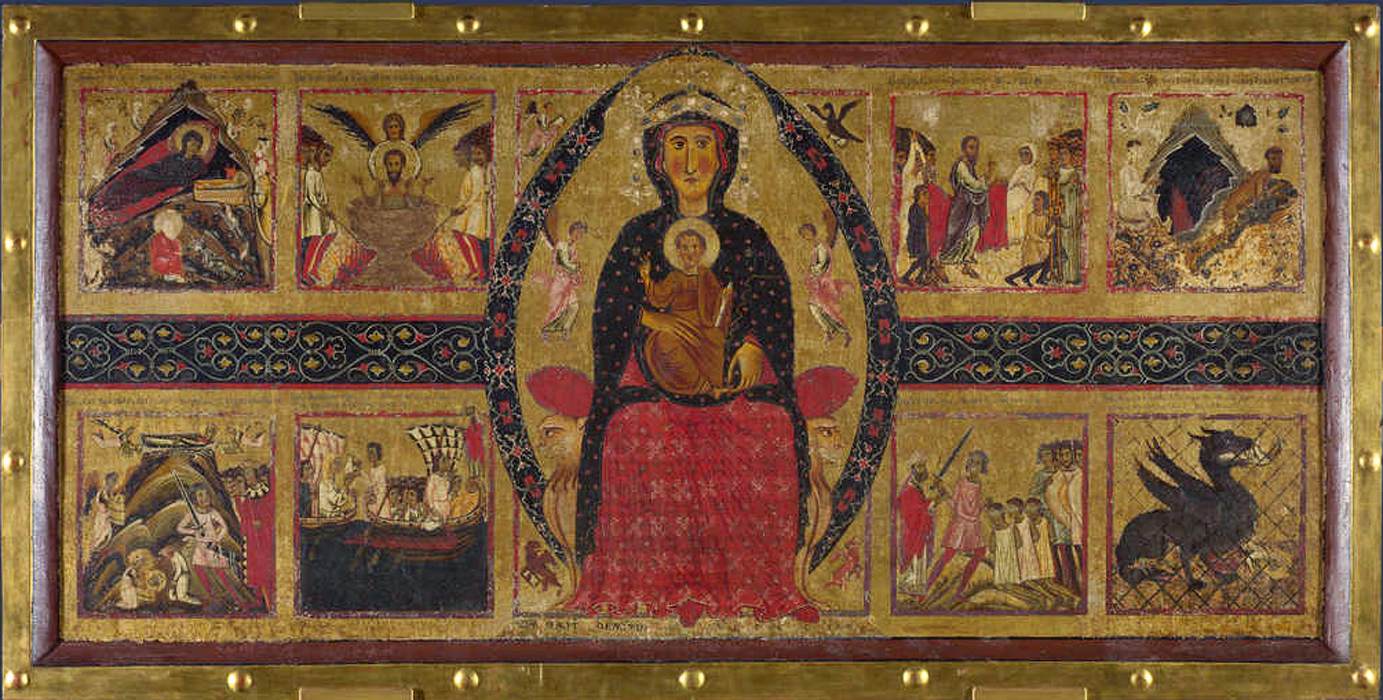 Virgin and Child Enthroned