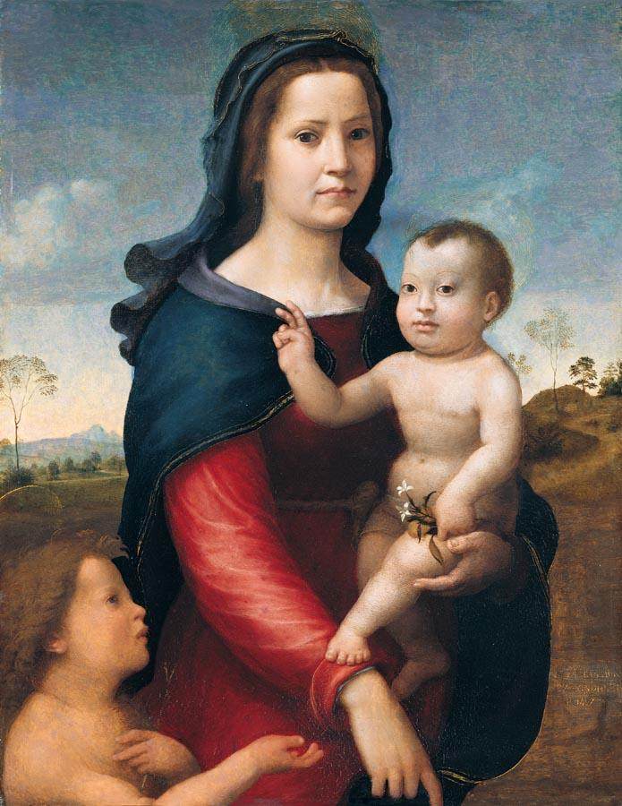 La Vergine e il bambino con il bambino San Juan Bautista