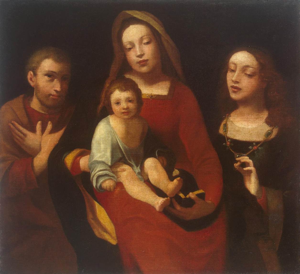 Madonna and Child with Saint Francis and Catherine