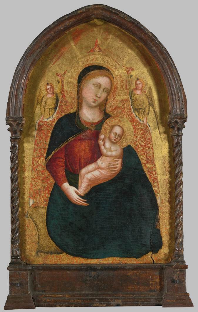 The Virgin of Humility with Two Angels