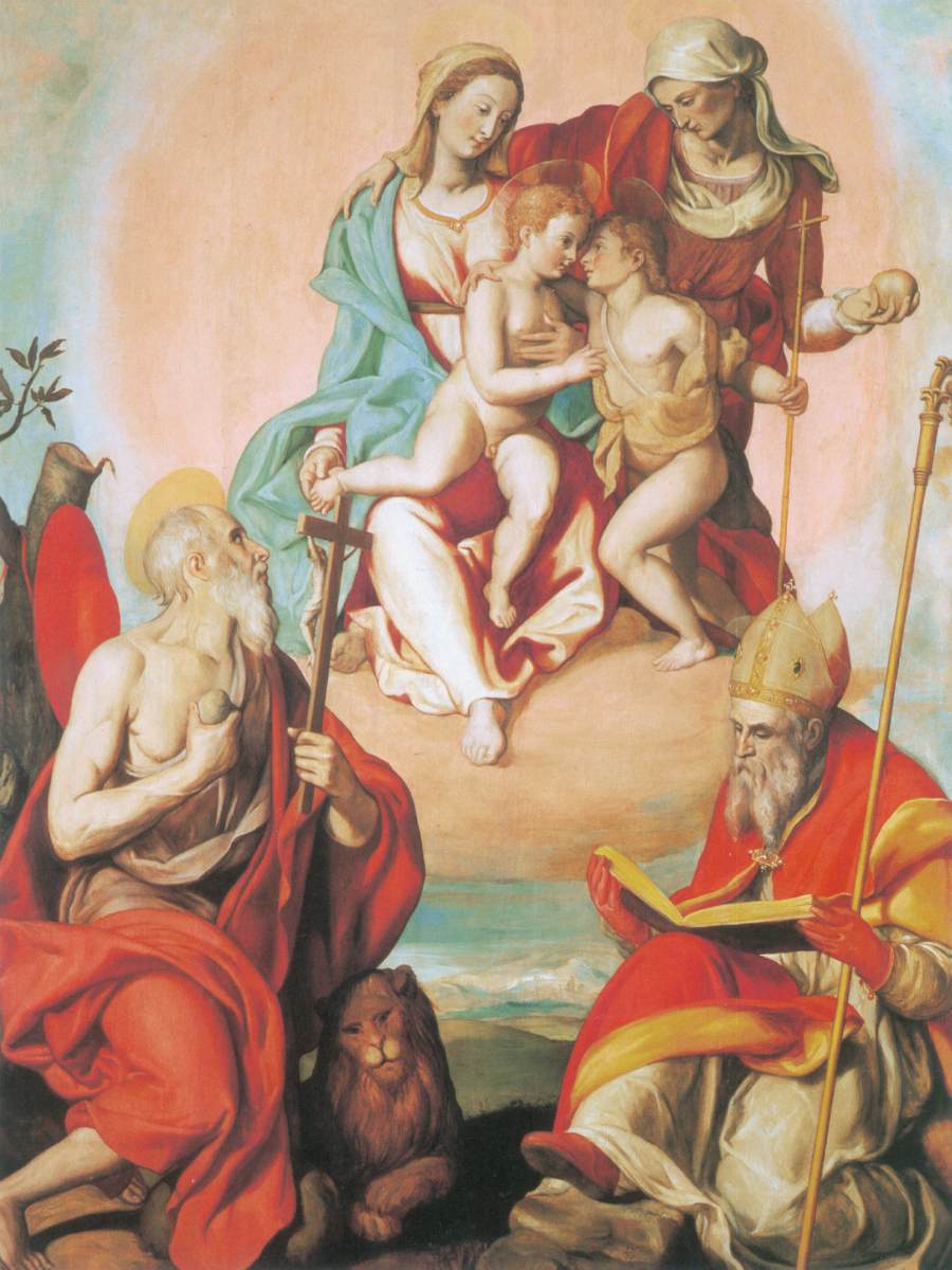הבתולה והילד עם הקדושים