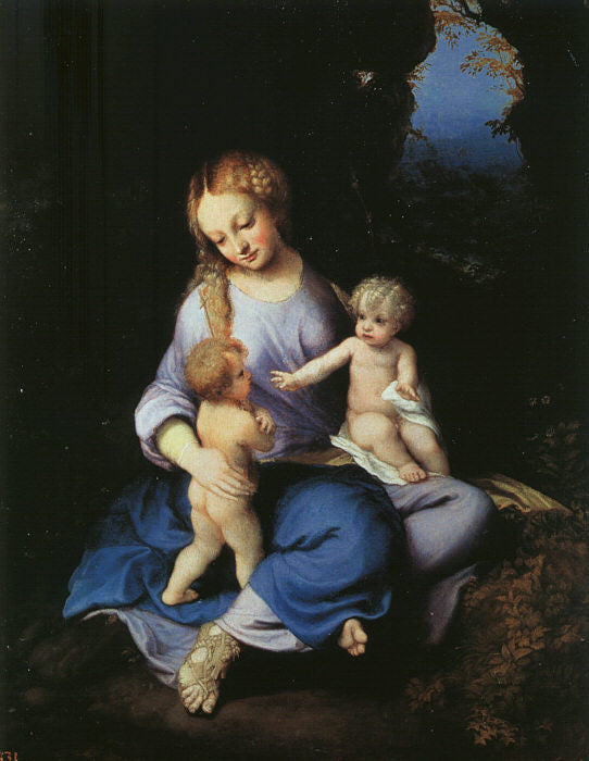 Jungfru och barnet med den unga San Juan