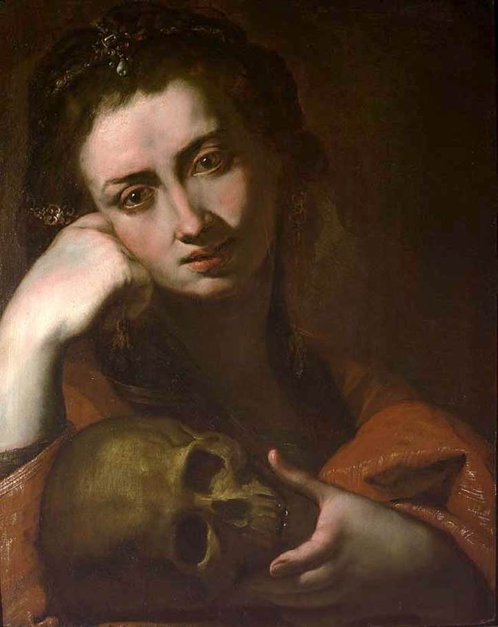 Le pénitent Magdalena ou Vanitas