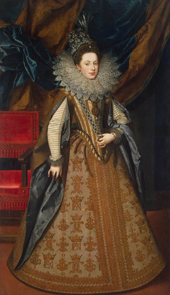 Portræt af Margarita de Savoy, hertuginde af Mantua