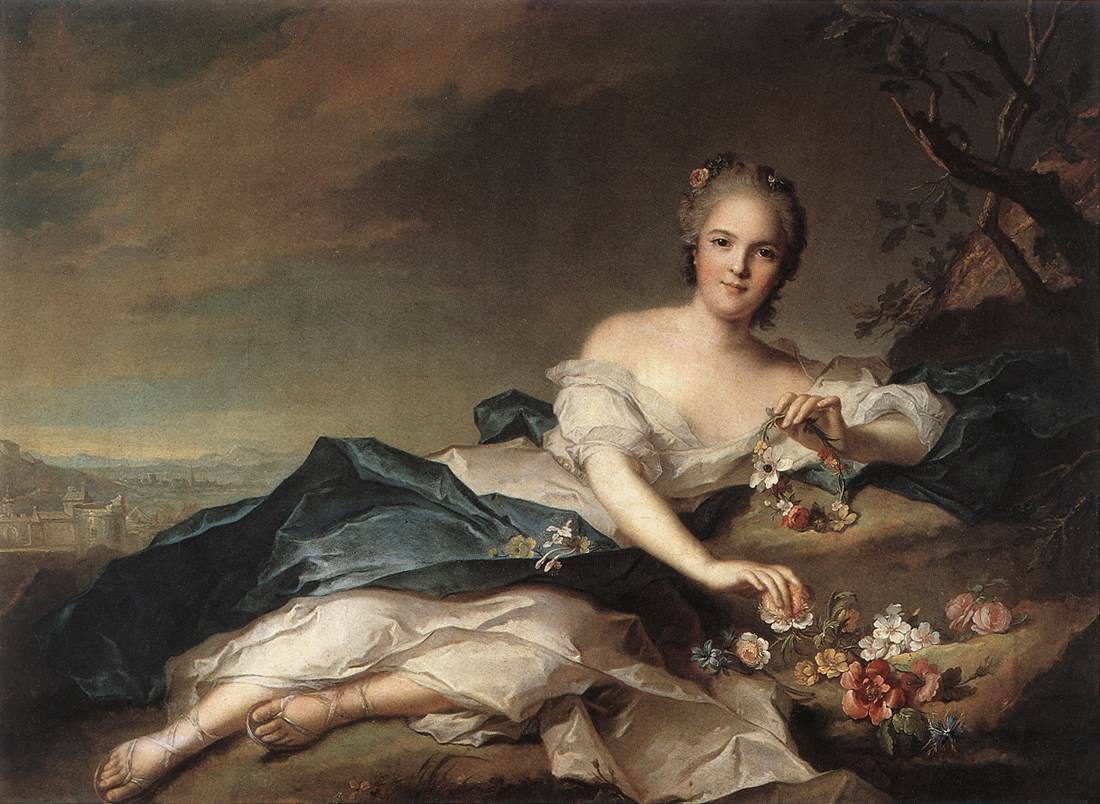 Henriette de France jako flora