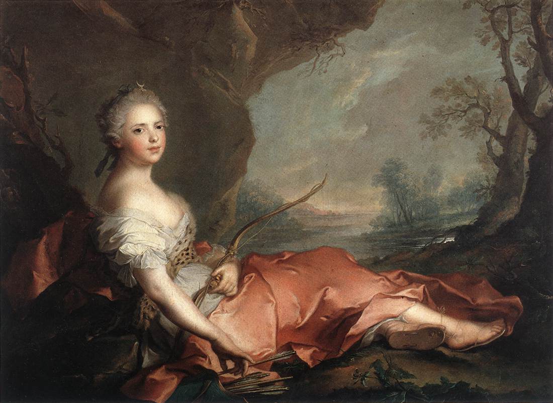 Marie Adelaide of France as Diana